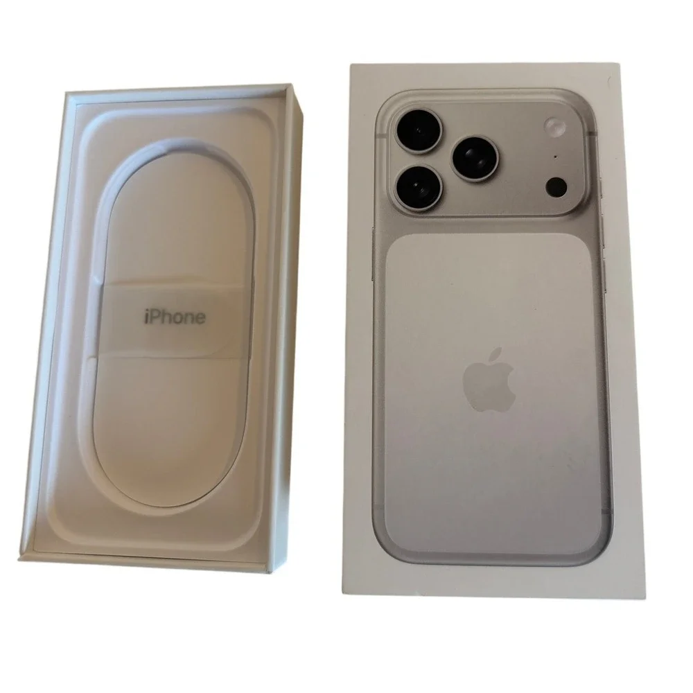 Apple iPhone 17 Pro Empty Box Only Silver 512GB Model A3256 Replacement Box